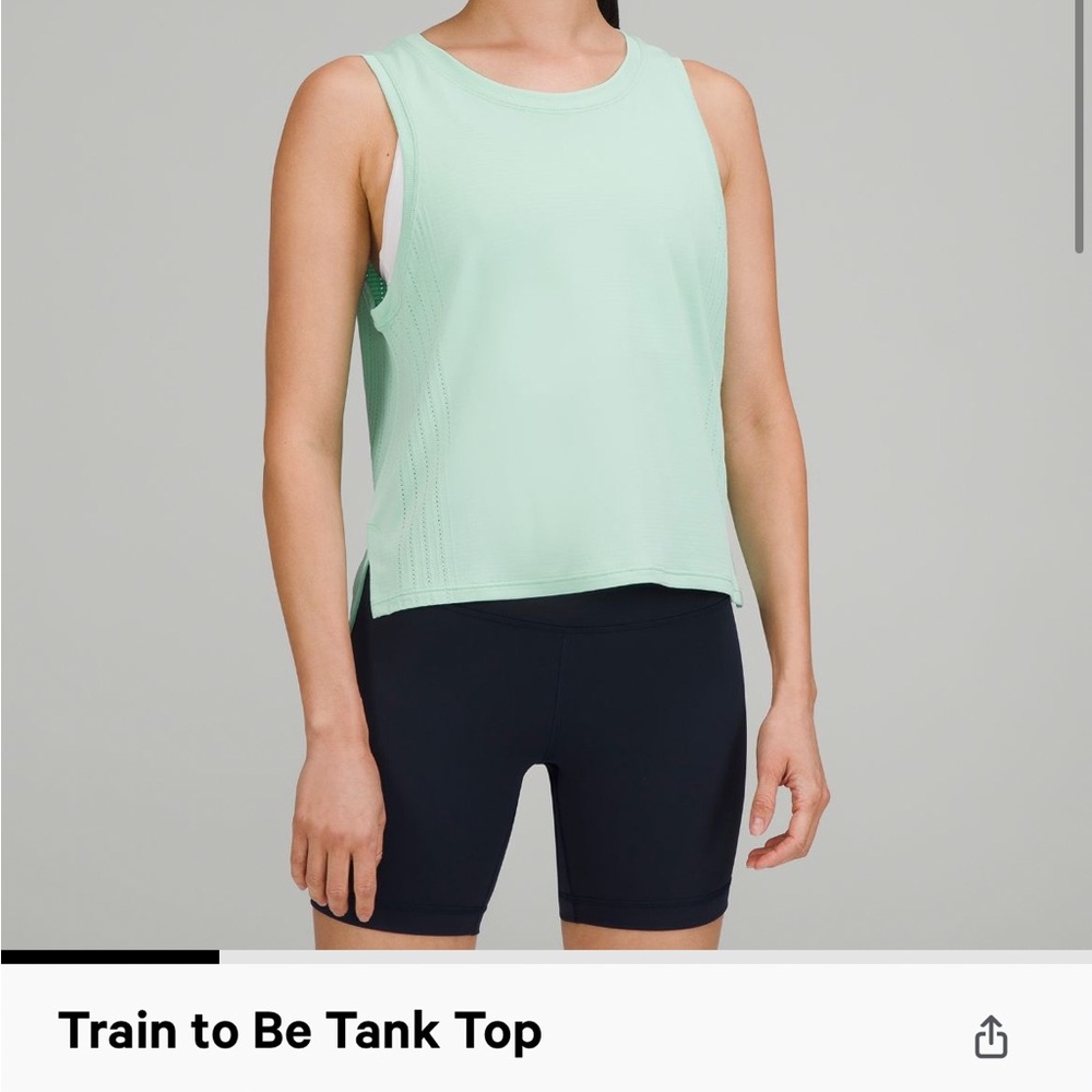 Lululemon train to be tank